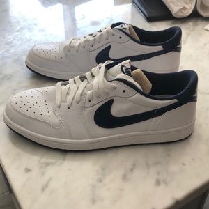 White/Blue Jordan 1 low